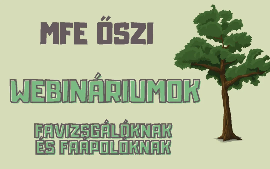 MFE őszi webináriumok